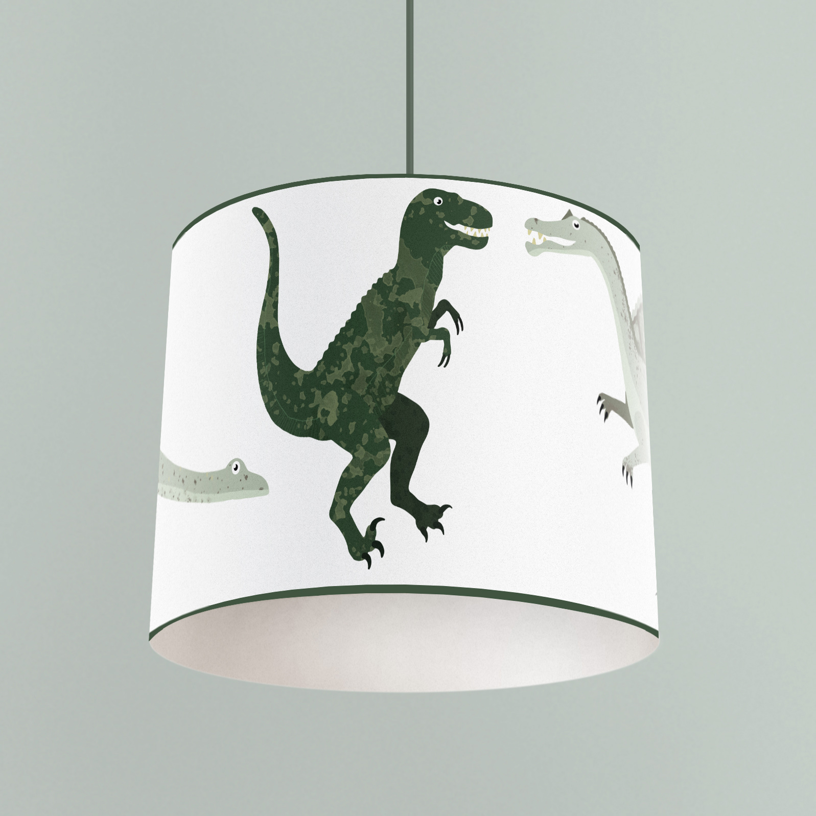 dinosaurus kinderlamp met T-rex