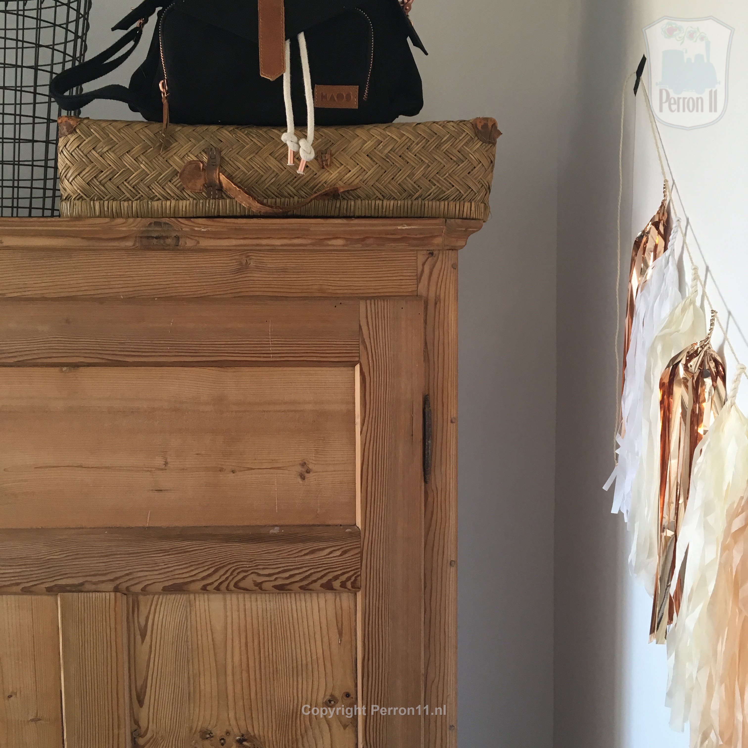Kinderkamerinspiratie vintage kast
