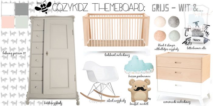 Moodboard CozyKidz kinderkamerinspiratie
