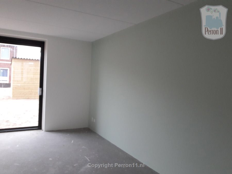 Wand met Easy Stuc en daarna gesaust