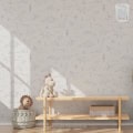 Behang met dinosaurussen, kinderbehang voor de kinderkamer.