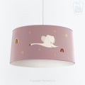 Behang met zwaan, regenbogen en sterren, kinderbehang.