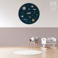 Behang met ruimtevaartthema voor kinderbehang.