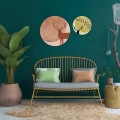Behang, kinderbehang met dieren en natuur thema.