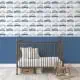 Stoer autobehang in kinderkamer blauw