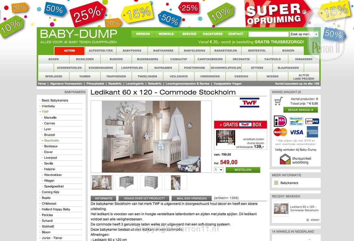 baby dump behang boom babykamer kinderbehang 