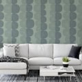 Kinderbehang met abstract retro patroon behang, modern woonkamer.