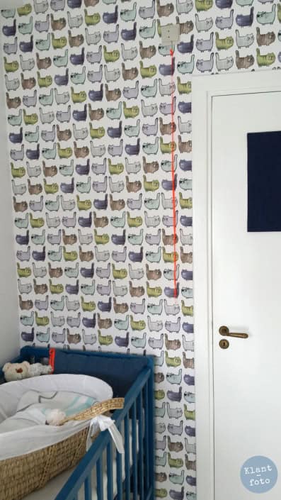 behang-katten-fats-babykamer-eunice_1 Behang met kleurrijke hondenmotieven, kinderbehang.