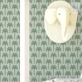 Behang met palmbomen, kinderbehang, tropisch thema.