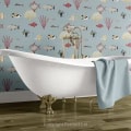 Behang met onderwaterdieren voor kinderbehang.