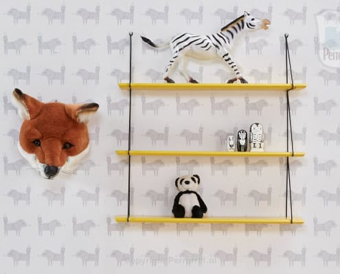 Behang met dierenmotief, kinderbehang.