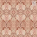 Behang, kinderbehang met een roze en beige patroon.