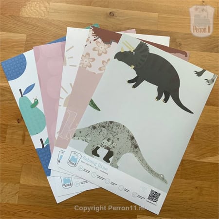 Behang, kinderbehang met dino's, behang voor kinderkamer.