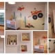 Behang en kinderbehang met monster en auto thema.