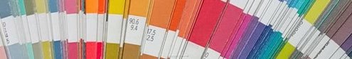 Kleurrijk behang met diverse tinten voor kinderkamer, behang, kinderbehang.
