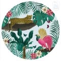 Behang met jungle en dieren, kinderbehang.