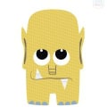 Kinderbehang met cartoon monster, behang, kinderbehang.