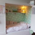 Behang, kinderbehang met paarden in mintgroen voor kinderkamer.