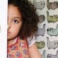 Behang, kinderbehang met katten voor de kinderkamer.
