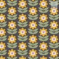 Behang met bloemen en hartjes, kinderbehang, vrolijk en speels ontwerp.