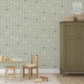 Behang met kleine visjes, kinderbehang voor kinderkamer.