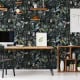 Behang, kinderbehang met jungleprint in kinderkamer.