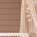 Behang, kinderbehang met hartjes patroon in roze tinten.