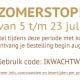 Behang, kinderbehang met zomerse korting en decoratie.